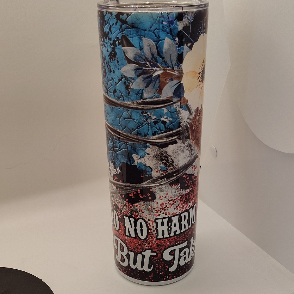 Do No Harm But Take No Bull 20oz Tumbler Sublimated